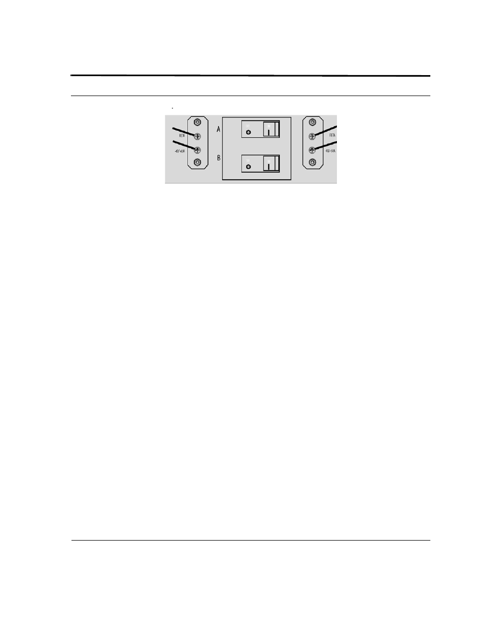 2 power connection using a single feed, 2 power connection using a single feed -21, Connecting a and b to separate power supplies | Allied Telesis 9700 iMAP User Manual | Page 27 / 52