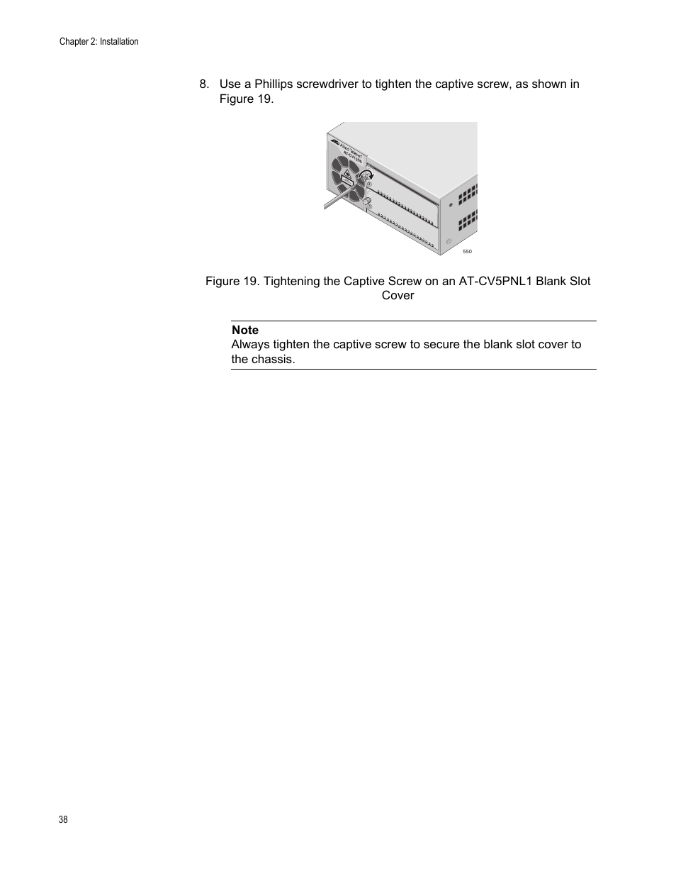Allied Telesis AT-CV1203 User Manual | Page 38 / 44