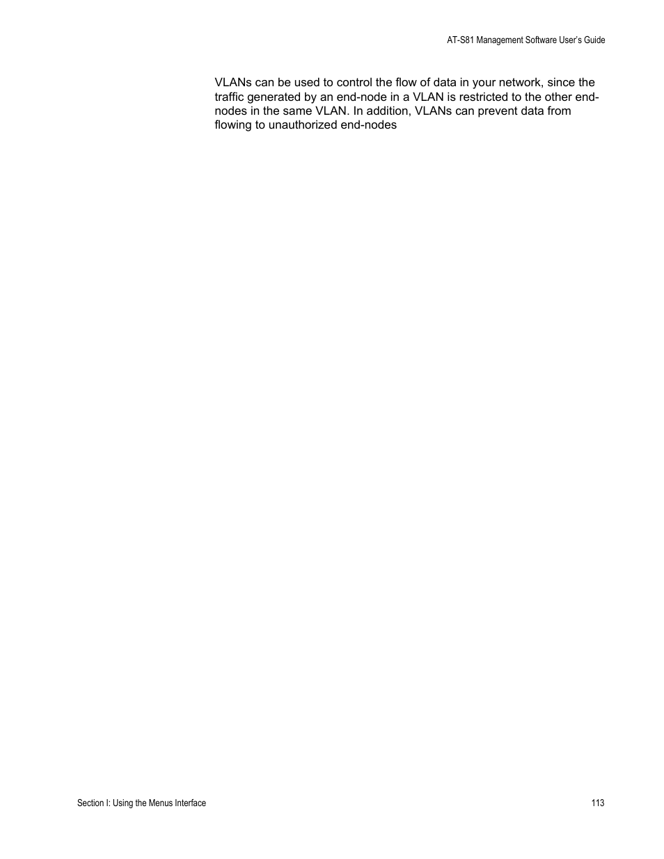 Allied Telesis AT-S81 User Manual | Page 113 / 360