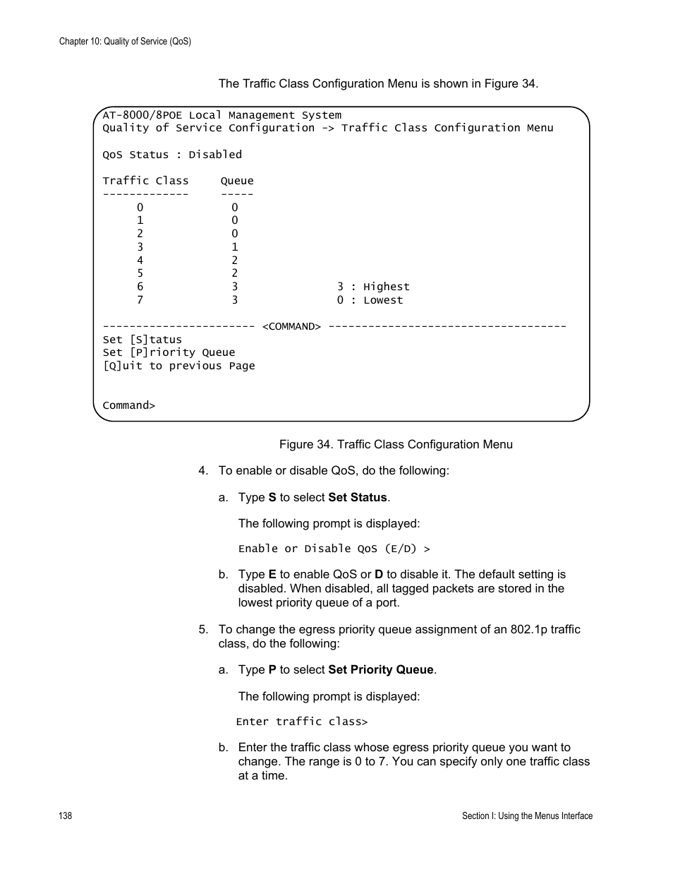 Allied Telesis AT-S81 User Manual | Page 138 / 360