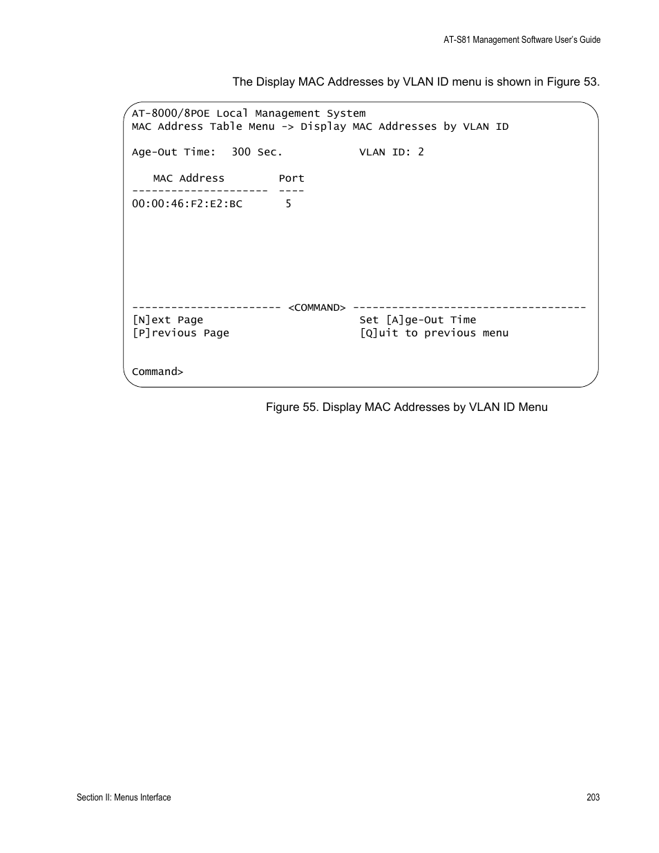 Allied Telesis AT-S81 User Manual | Page 203 / 360