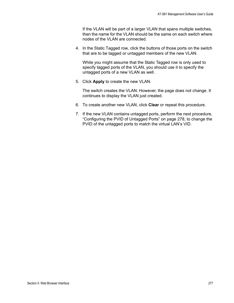 Allied Telesis AT-S81 User Manual | Page 277 / 360