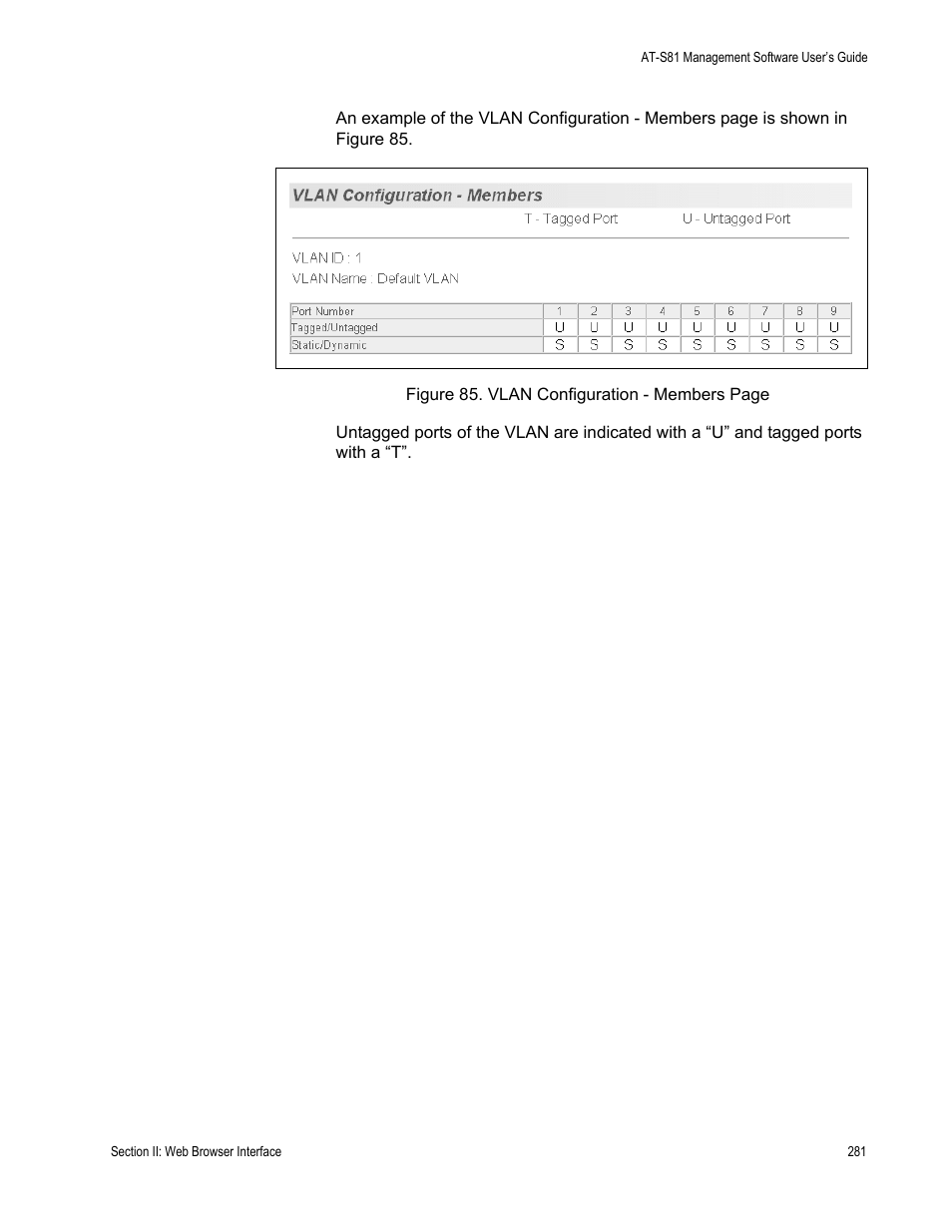 Allied Telesis AT-S81 User Manual | Page 281 / 360