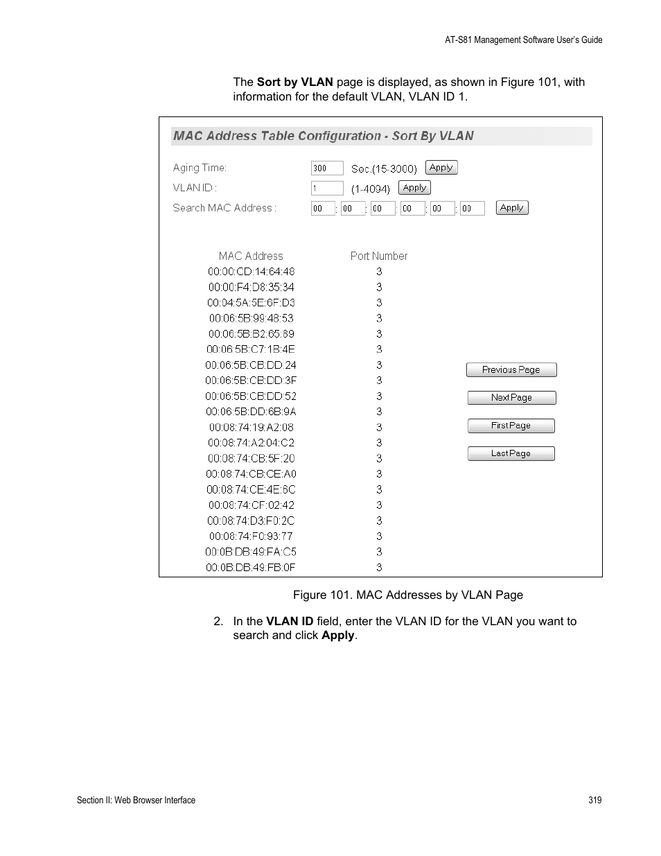 Allied Telesis AT-S81 User Manual | Page 319 / 360