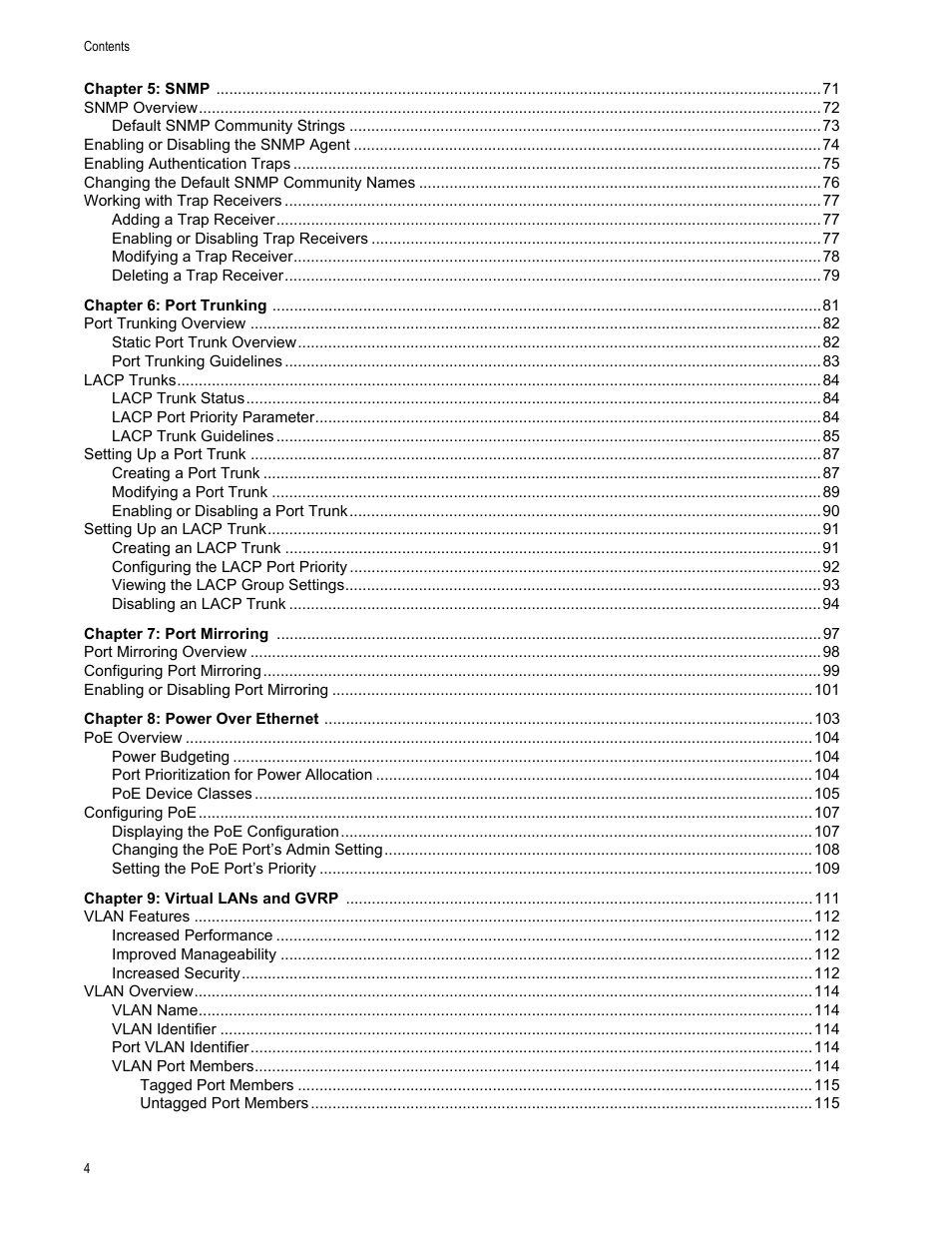 Allied Telesis AT-S81 User Manual | Page 4 / 360