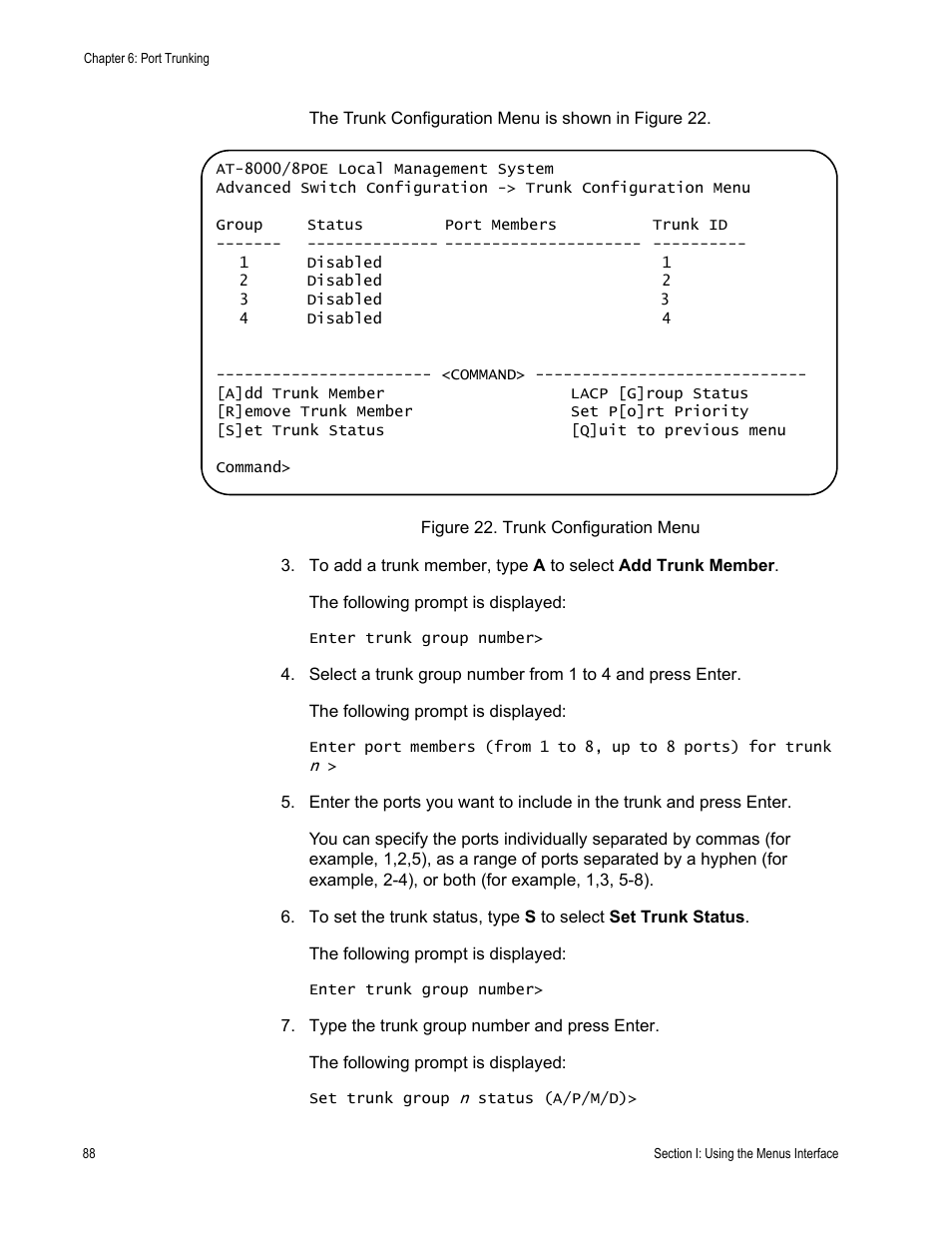 Allied Telesis AT-S81 User Manual | Page 88 / 360