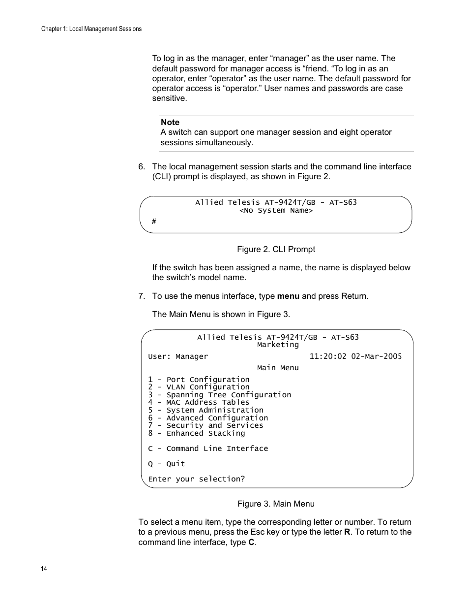Allied Telesis AT-S63 User Manual | Page 14 / 30