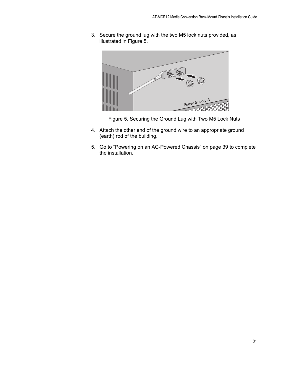 Allied Telesis AT-MCR12 User Manual | Page 31 / 50