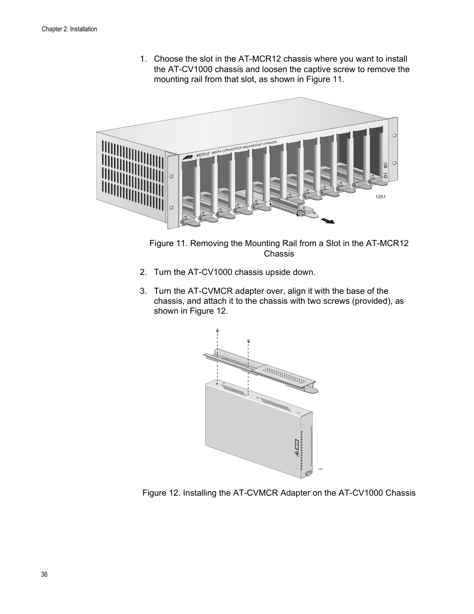 Allied Telesis AT-MCR12 User Manual | Page 36 / 50