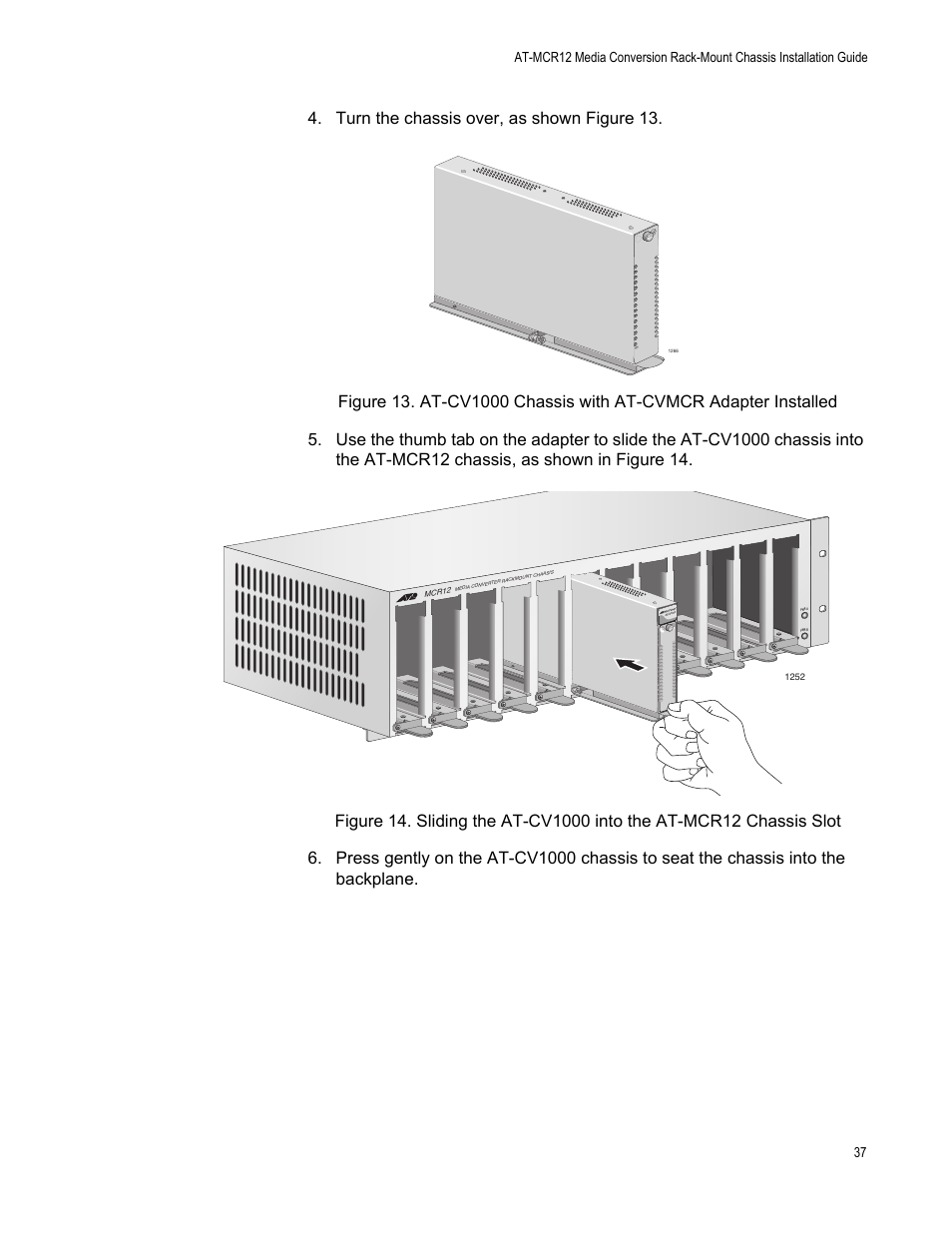 Allied Telesis AT-MCR12 User Manual | Page 37 / 50