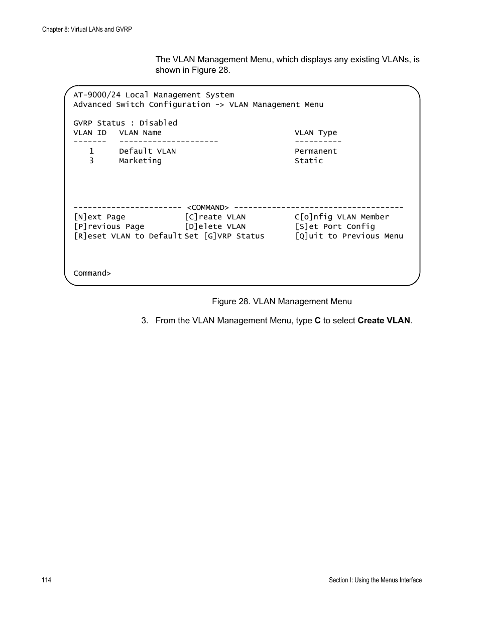 Allied Telesis AT-S84 User Manual | Page 114 / 326