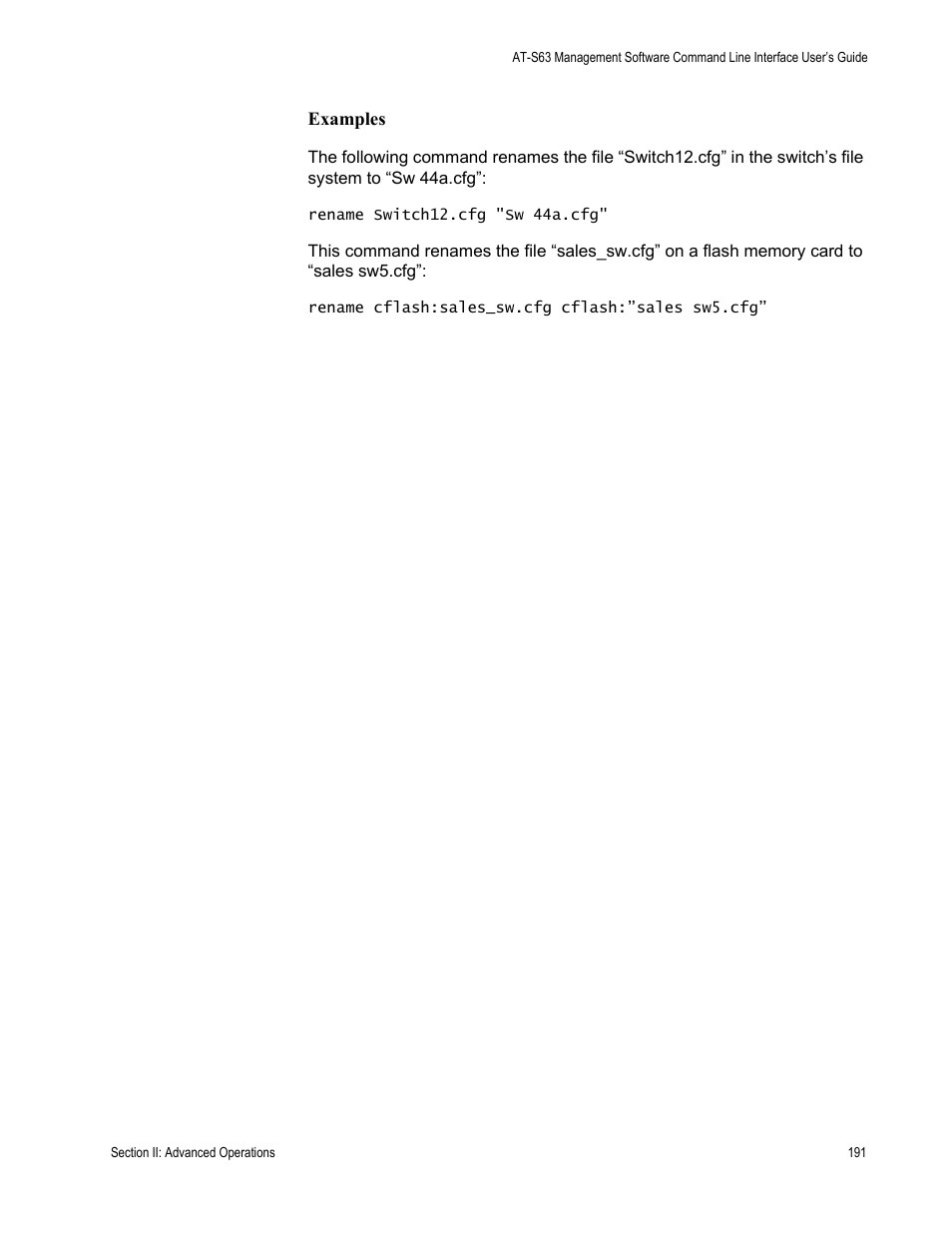 Allied Telesis AT-S63 User Manual | Page 191 / 728