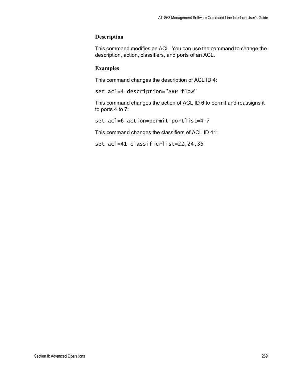 Allied Telesis AT-S63 User Manual | Page 269 / 728