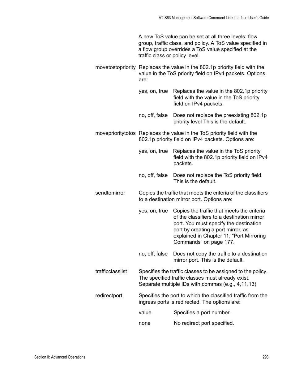 Allied Telesis AT-S63 User Manual | Page 293 / 728