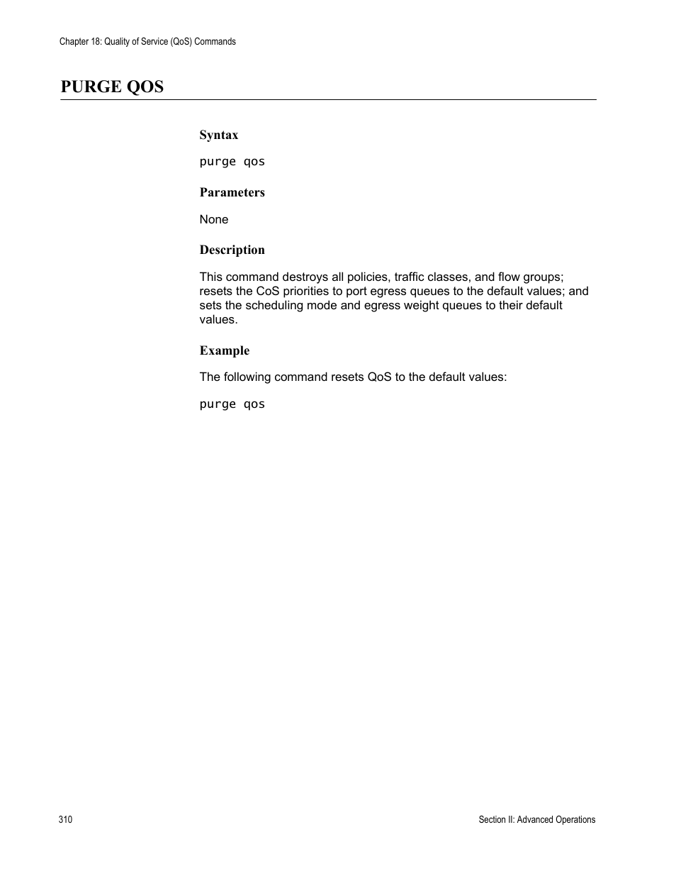 Purge qos | Allied Telesis AT-S63 User Manual | Page 310 / 728