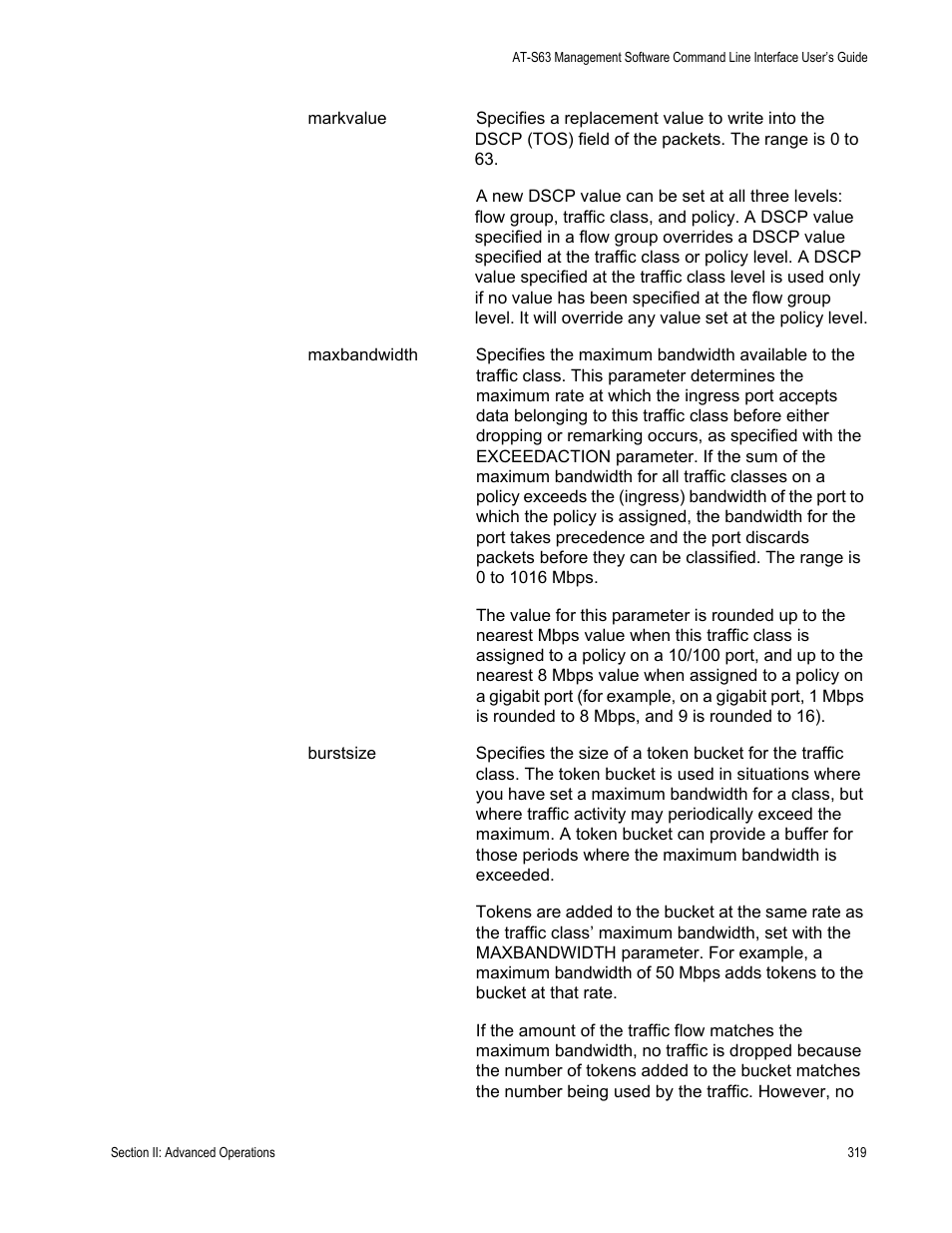 Allied Telesis AT-S63 User Manual | Page 319 / 728