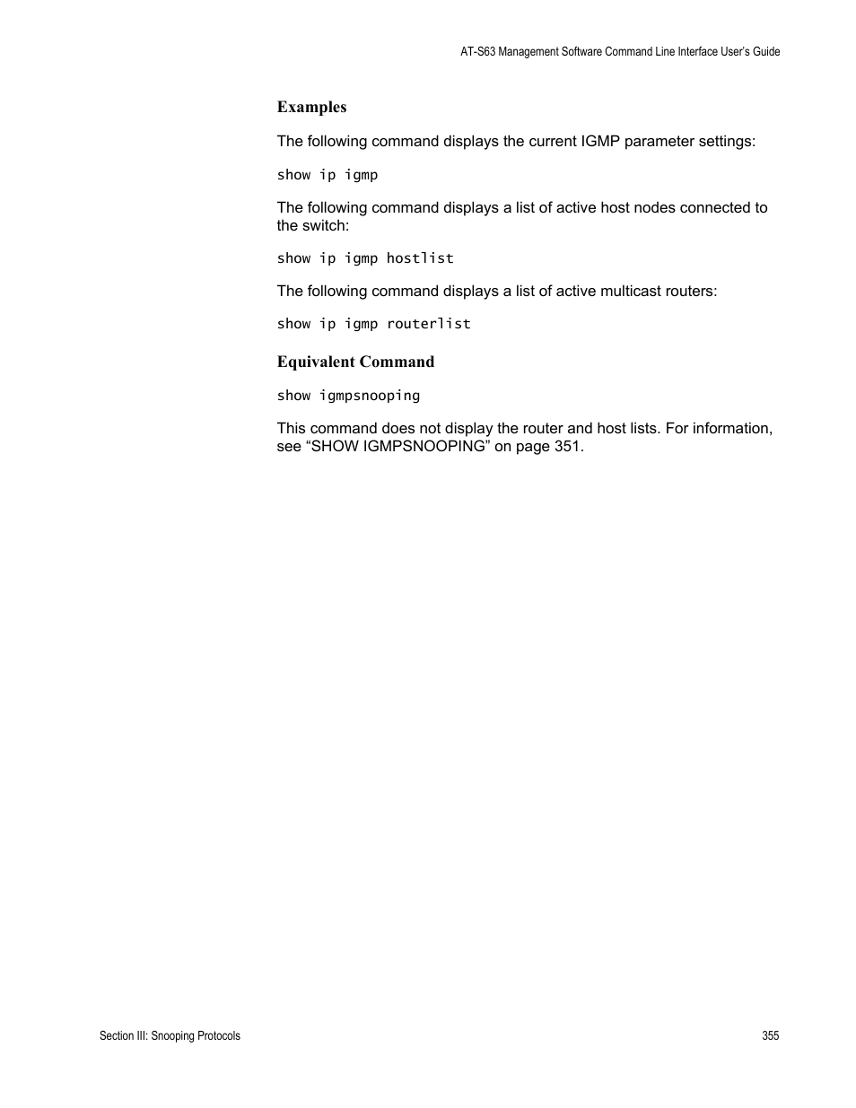 Allied Telesis AT-S63 User Manual | Page 355 / 728