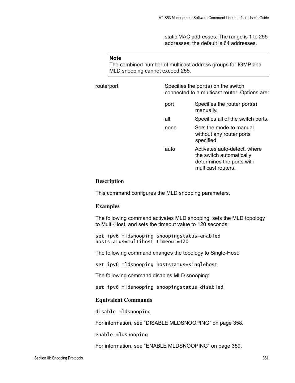 Allied Telesis AT-S63 User Manual | Page 361 / 728