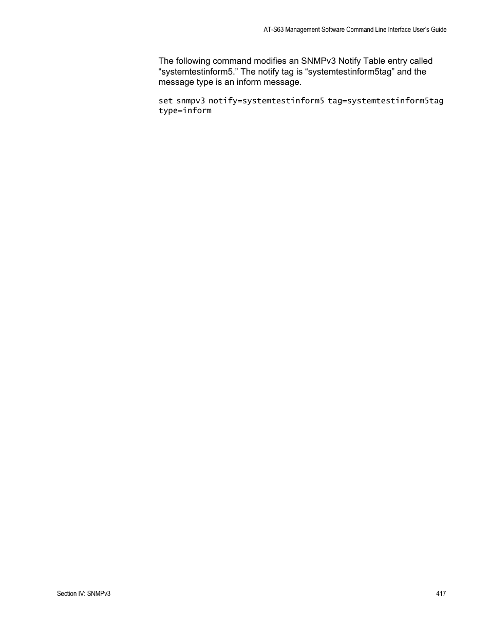 Allied Telesis AT-S63 User Manual | Page 417 / 728