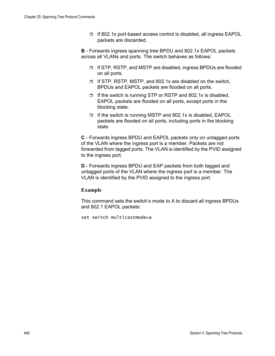 Allied Telesis AT-S63 User Manual | Page 448 / 728