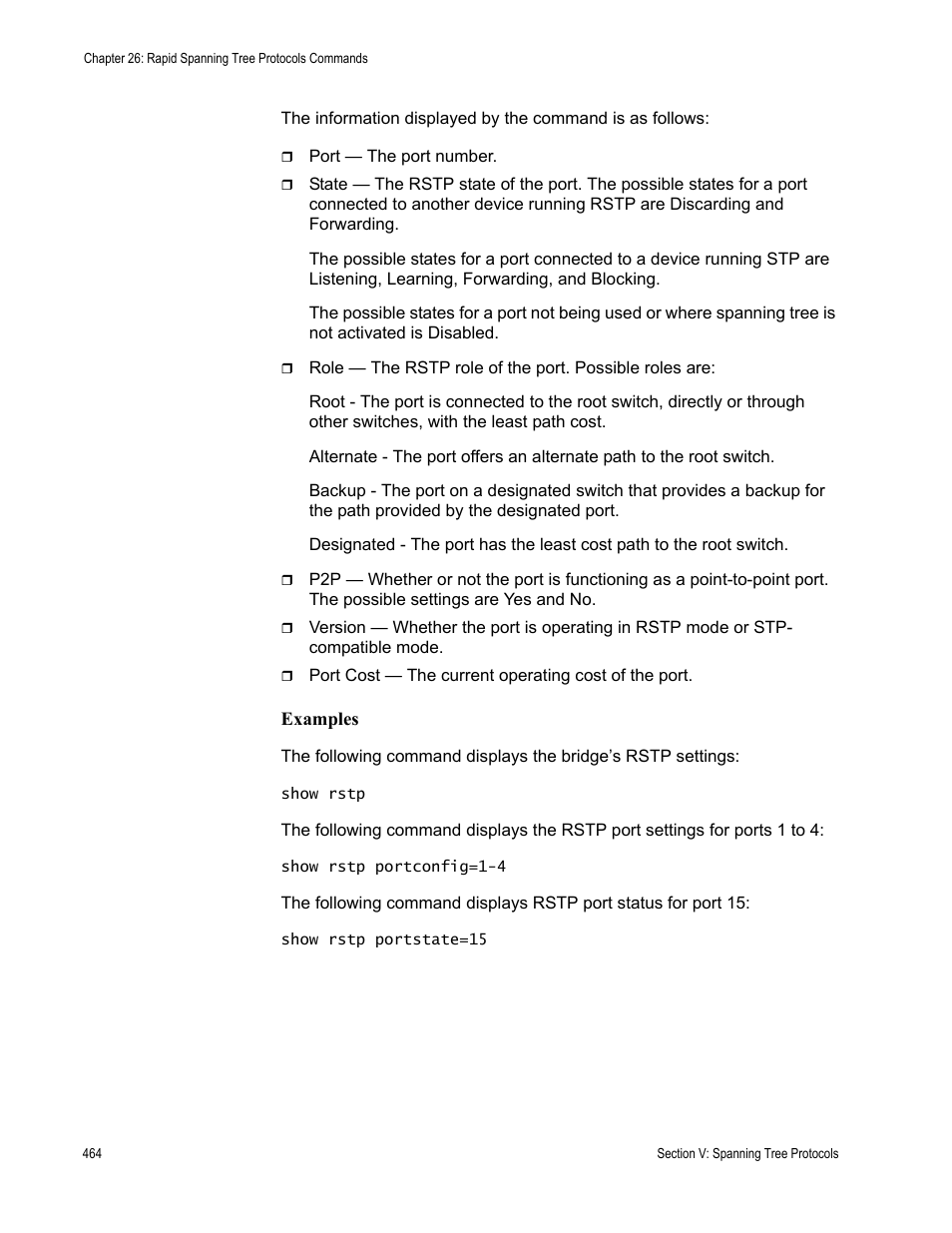 Allied Telesis AT-S63 User Manual | Page 464 / 728