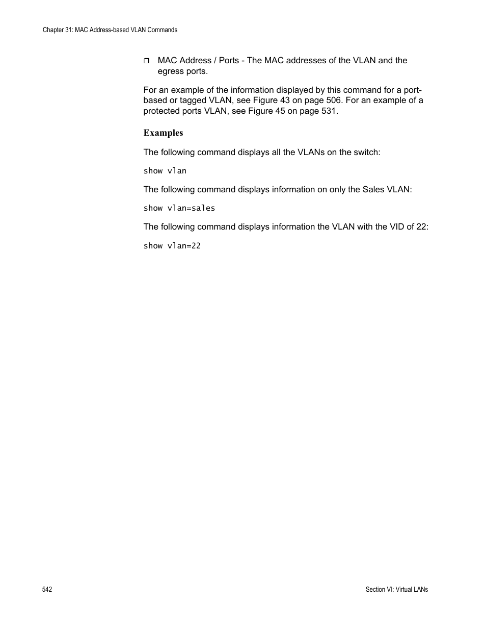 Allied Telesis AT-S63 User Manual | Page 542 / 728
