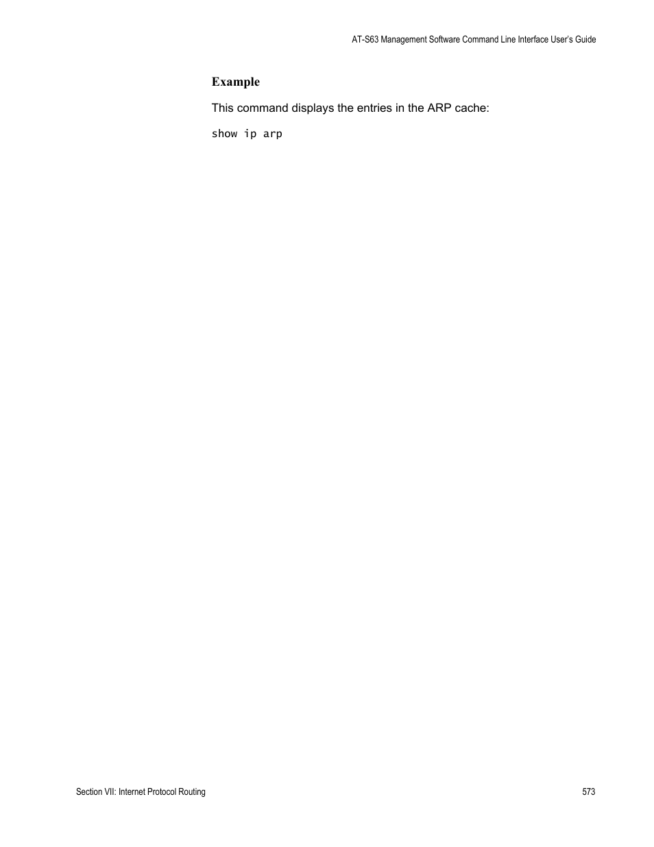 Allied Telesis AT-S63 User Manual | Page 573 / 728