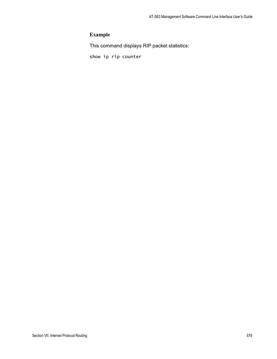 Allied Telesis AT-S63 User Manual | Page 579 / 728