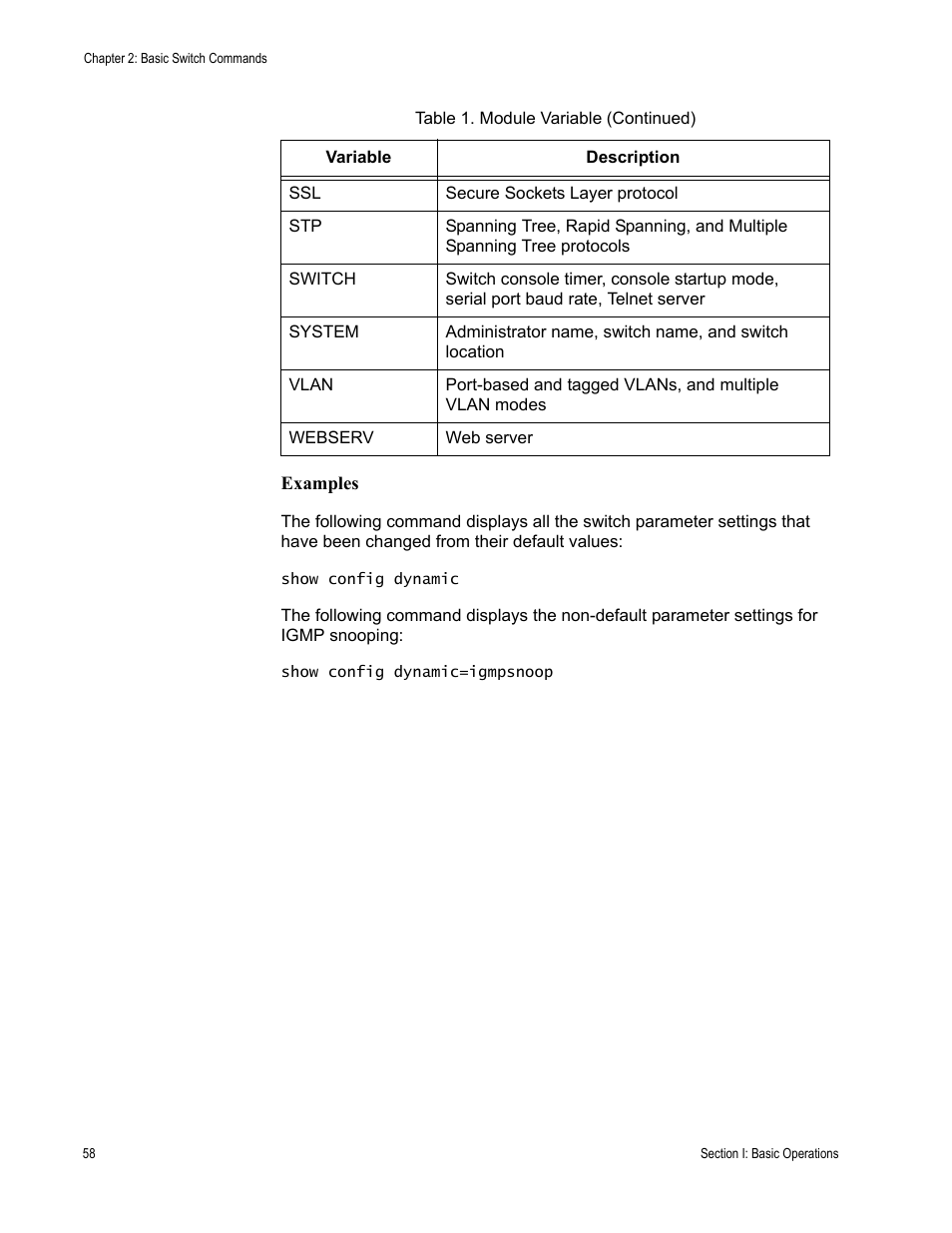 Allied Telesis AT-S63 User Manual | Page 58 / 728