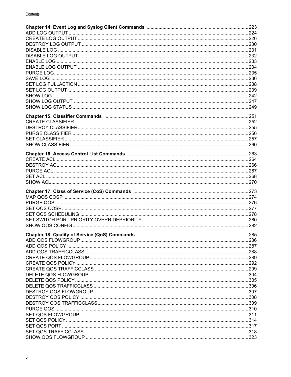 Allied Telesis AT-S63 User Manual | Page 6 / 728