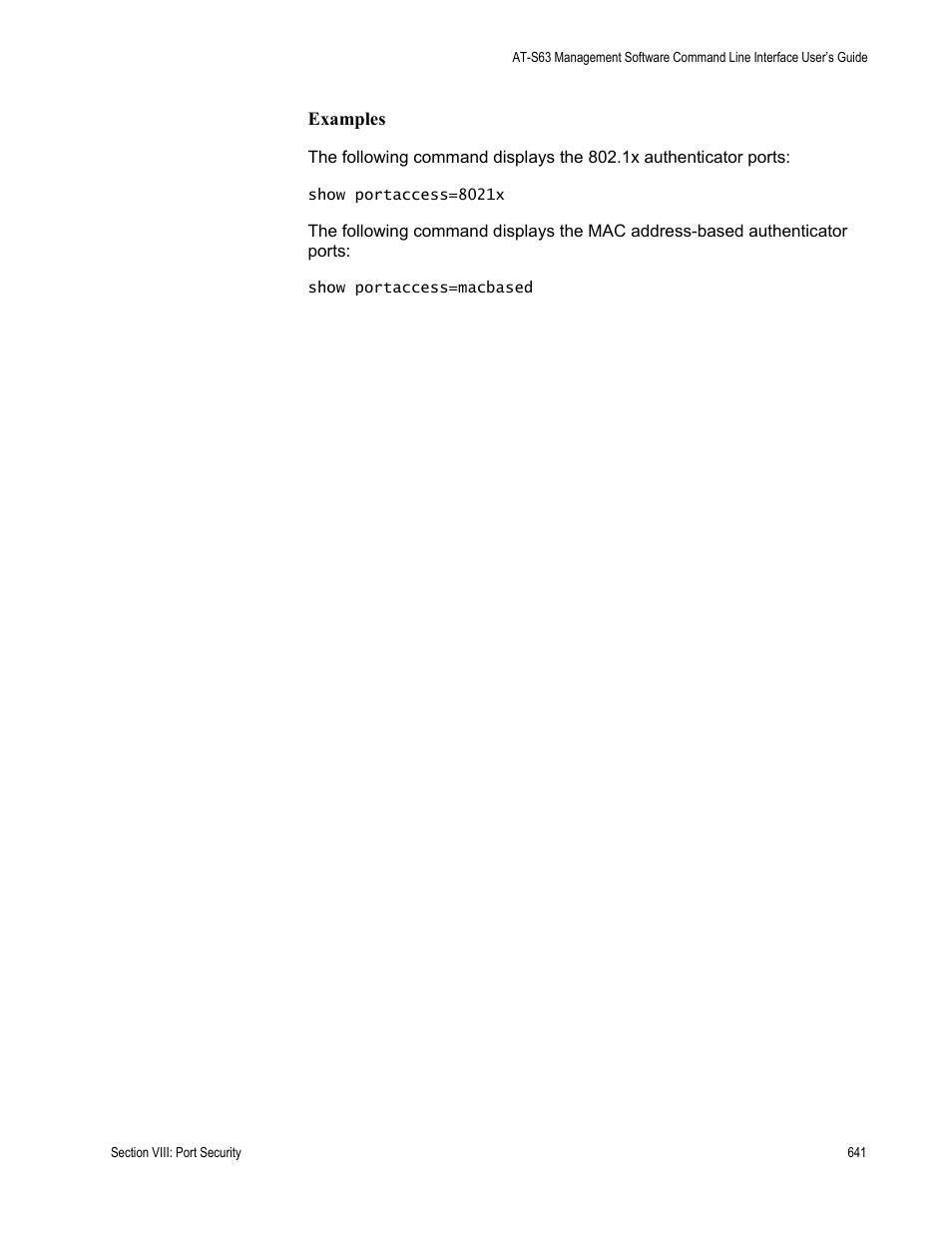 Allied Telesis AT-S63 User Manual | Page 641 / 728