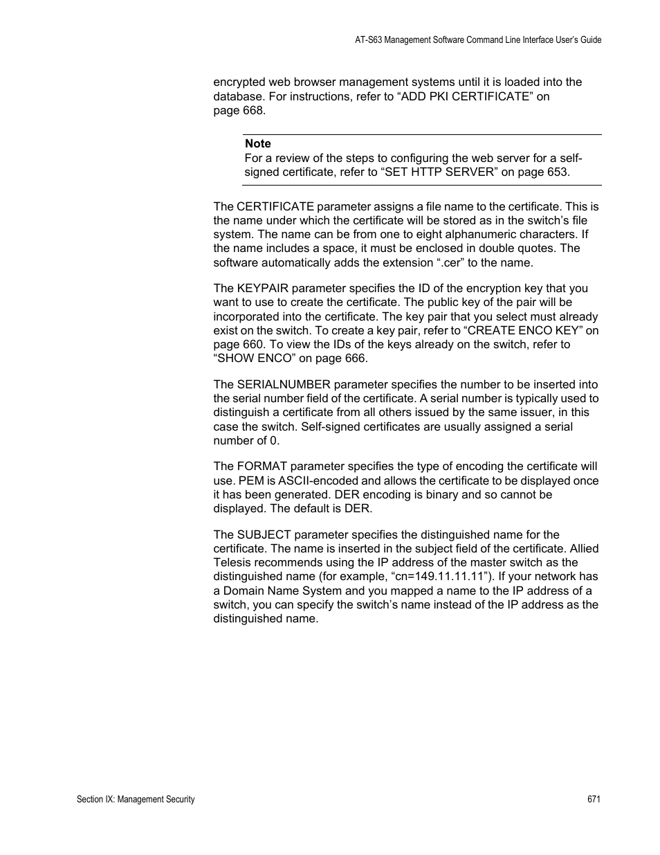 Allied Telesis AT-S63 User Manual | Page 671 / 728