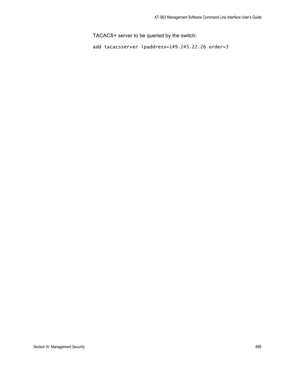 Allied Telesis AT-S63 User Manual | Page 699 / 728
