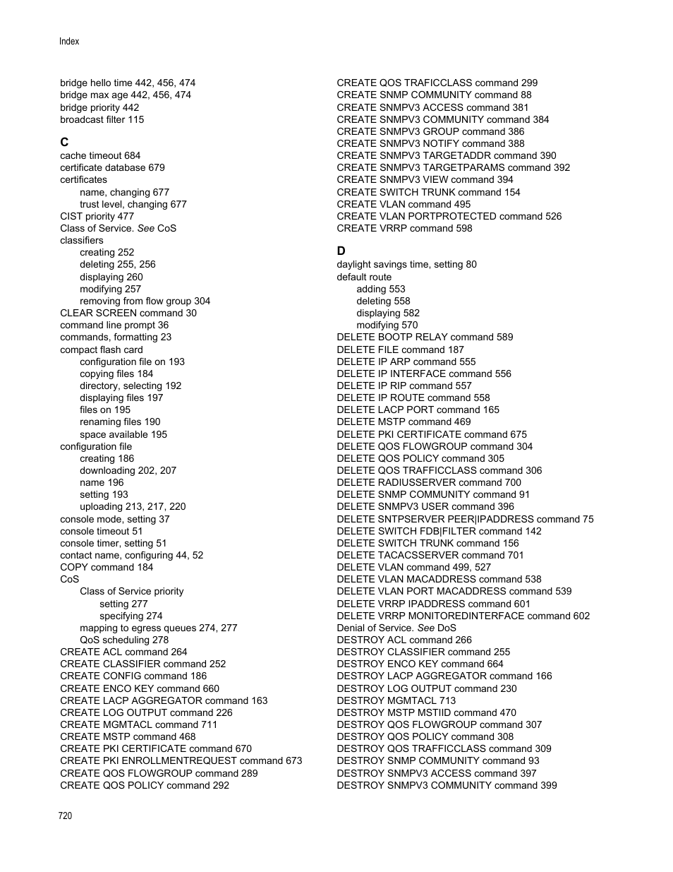 Allied Telesis AT-S63 User Manual | Page 720 / 728
