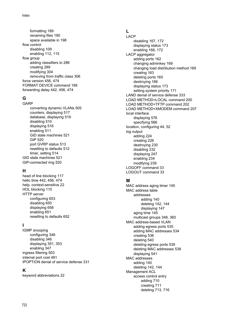 Allied Telesis AT-S63 User Manual | Page 722 / 728