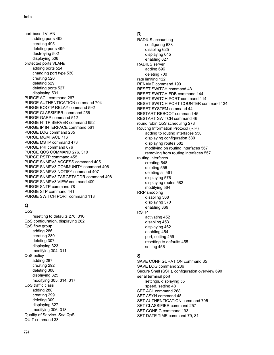 Allied Telesis AT-S63 User Manual | Page 724 / 728