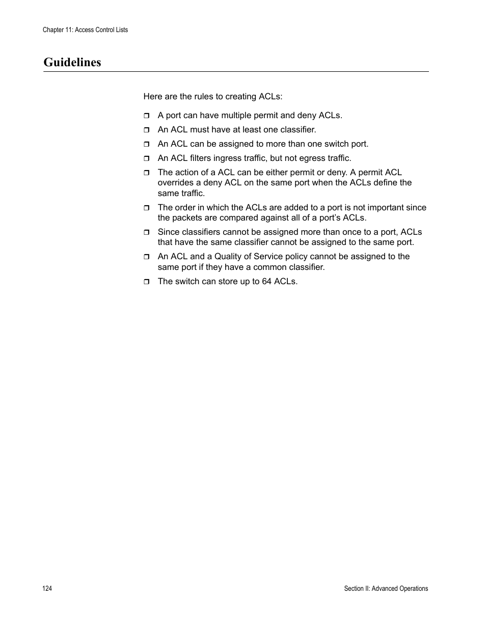 Guidelines | Allied Telesis AT-S63 User Manual | Page 124 / 514