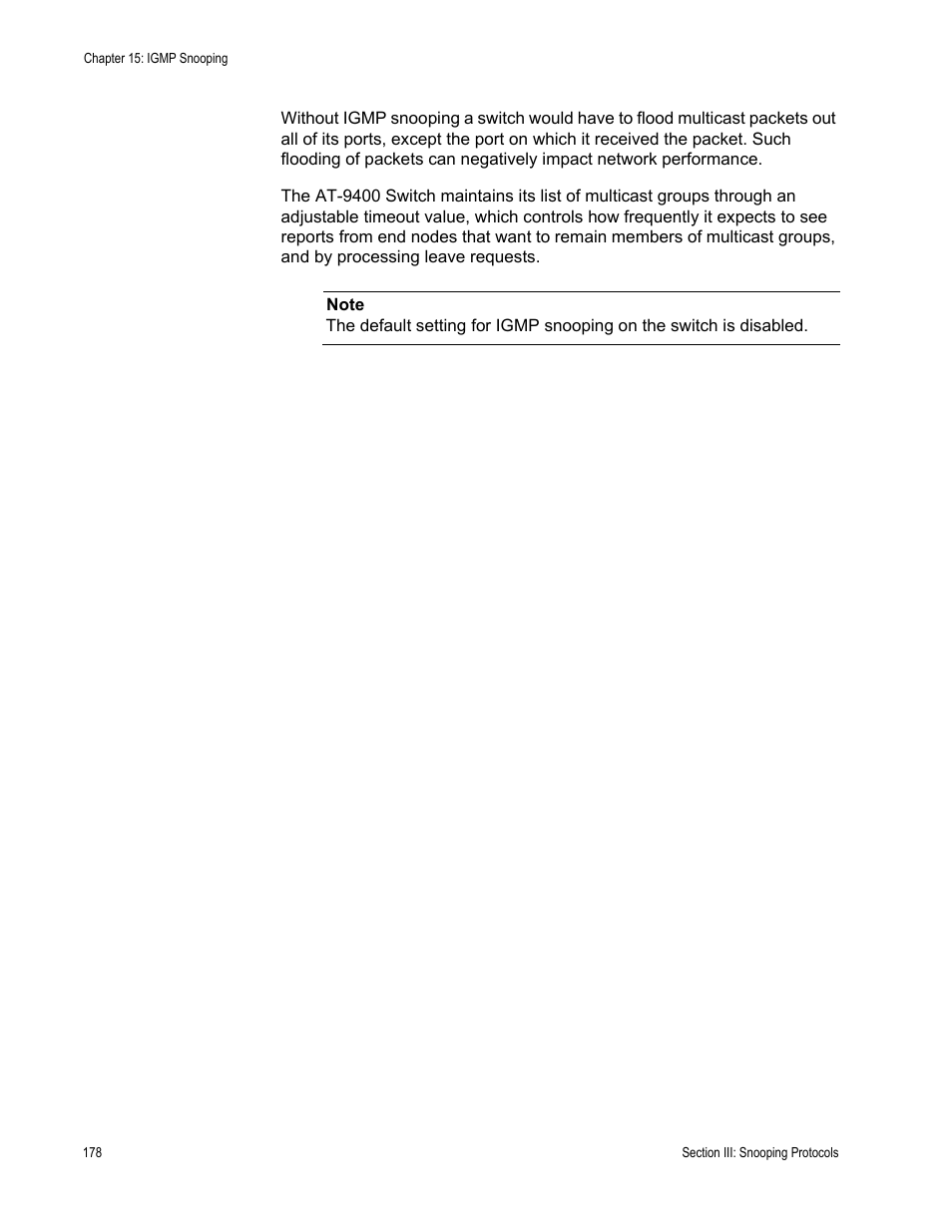 Allied Telesis AT-S63 User Manual | Page 178 / 514