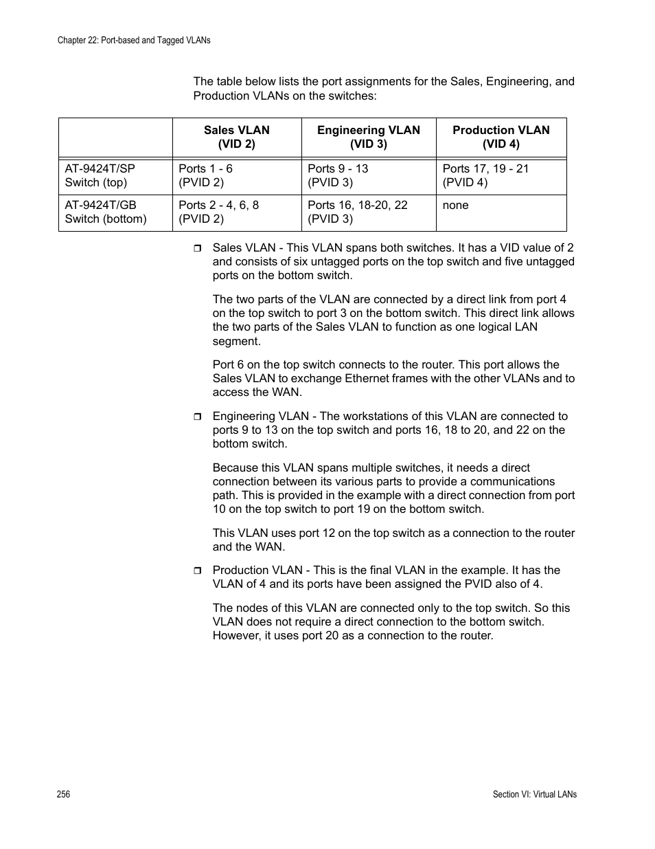 Allied Telesis AT-S63 User Manual | Page 256 / 514