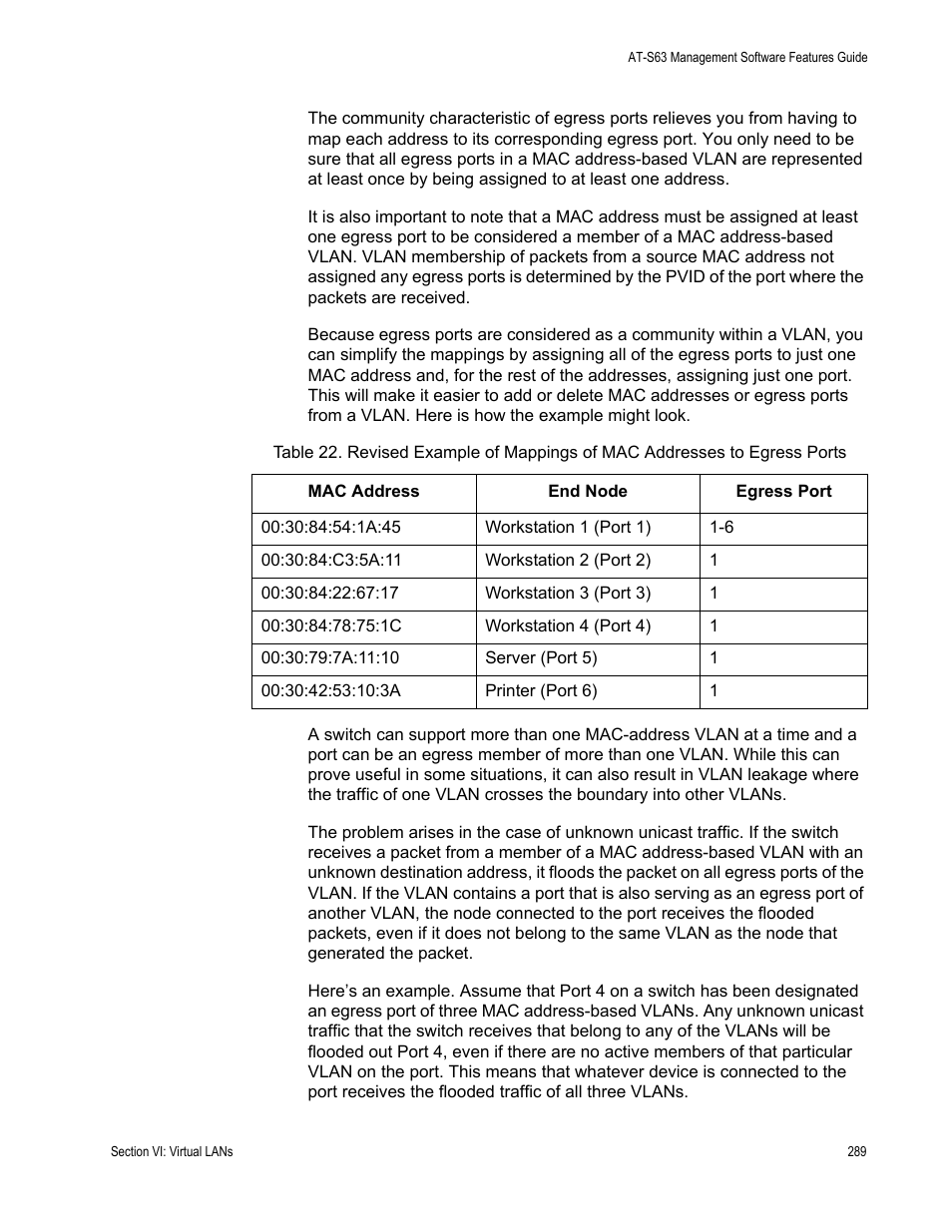 Allied Telesis AT-S63 User Manual | Page 289 / 514