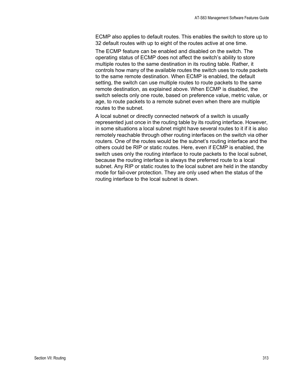 Allied Telesis AT-S63 User Manual | Page 313 / 514