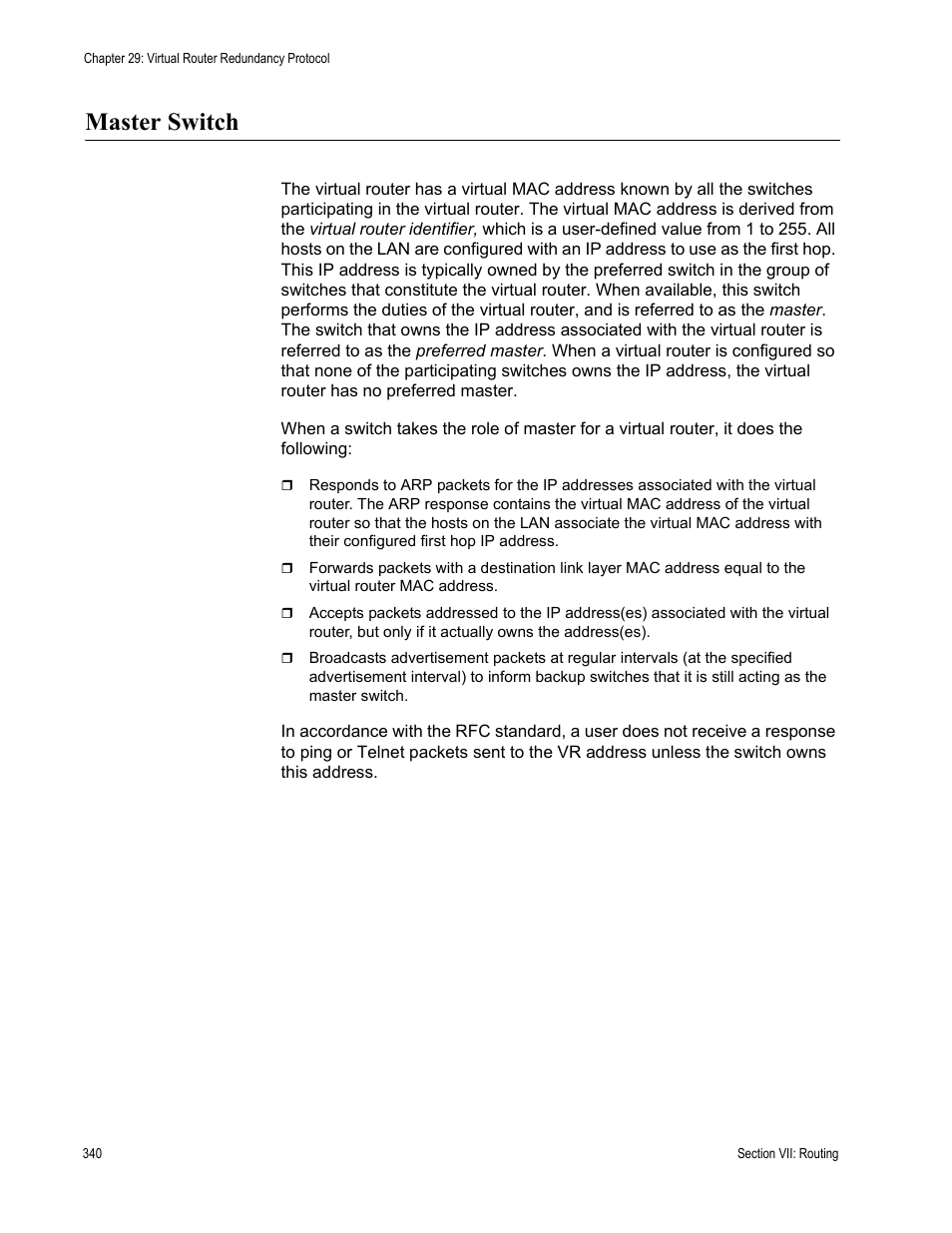 Master switch | Allied Telesis AT-S63 User Manual | Page 340 / 514