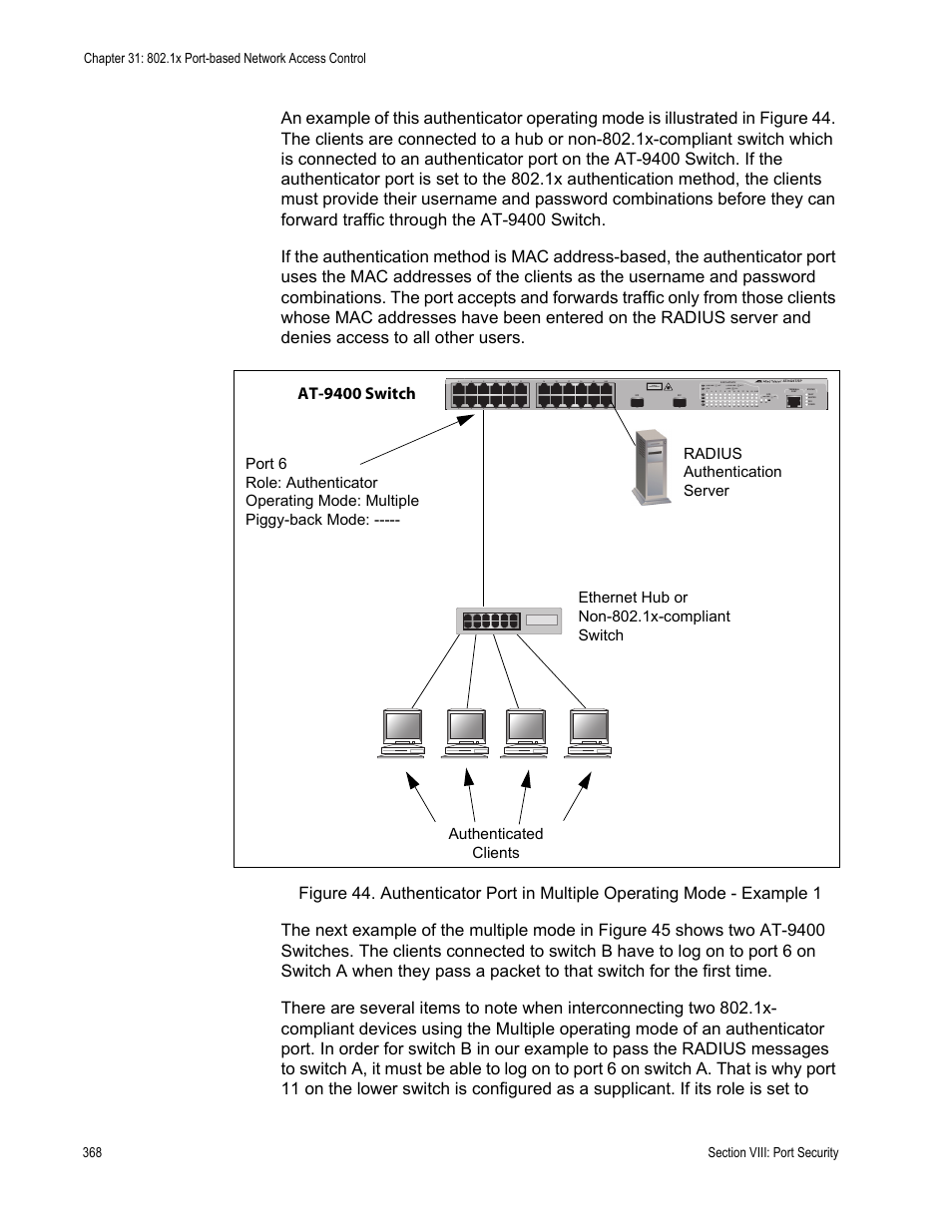 Allied Telesis AT-S63 User Manual | Page 368 / 514