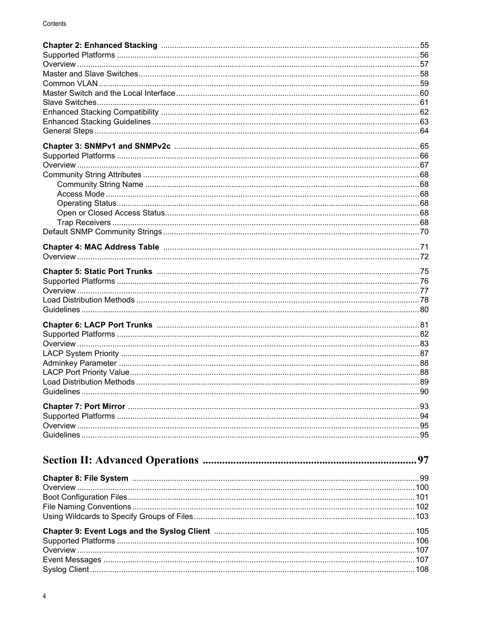 Allied Telesis AT-S63 User Manual | Page 4 / 514