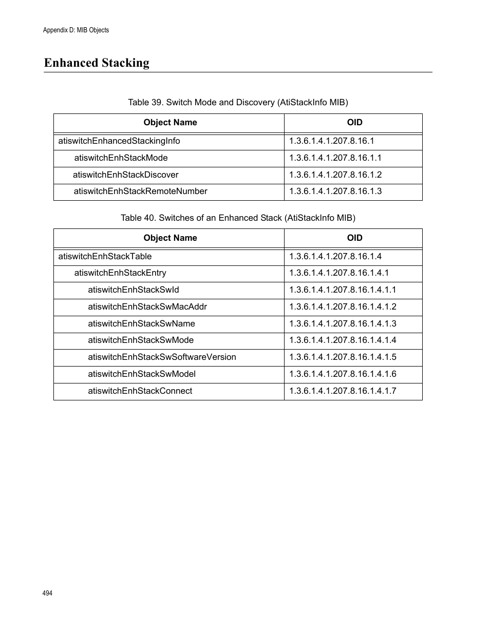 Enhanced stacking | Allied Telesis AT-S63 User Manual | Page 494 / 514