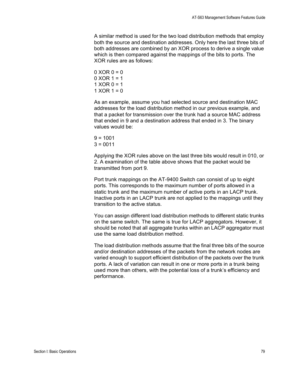 Allied Telesis AT-S63 User Manual | Page 79 / 514
