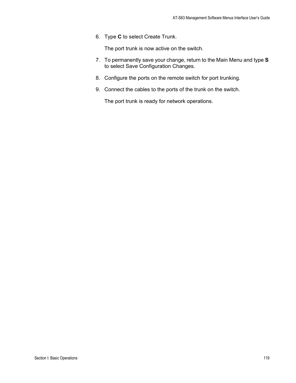 Allied Telesis AT-S63 User Manual | Page 119 / 672