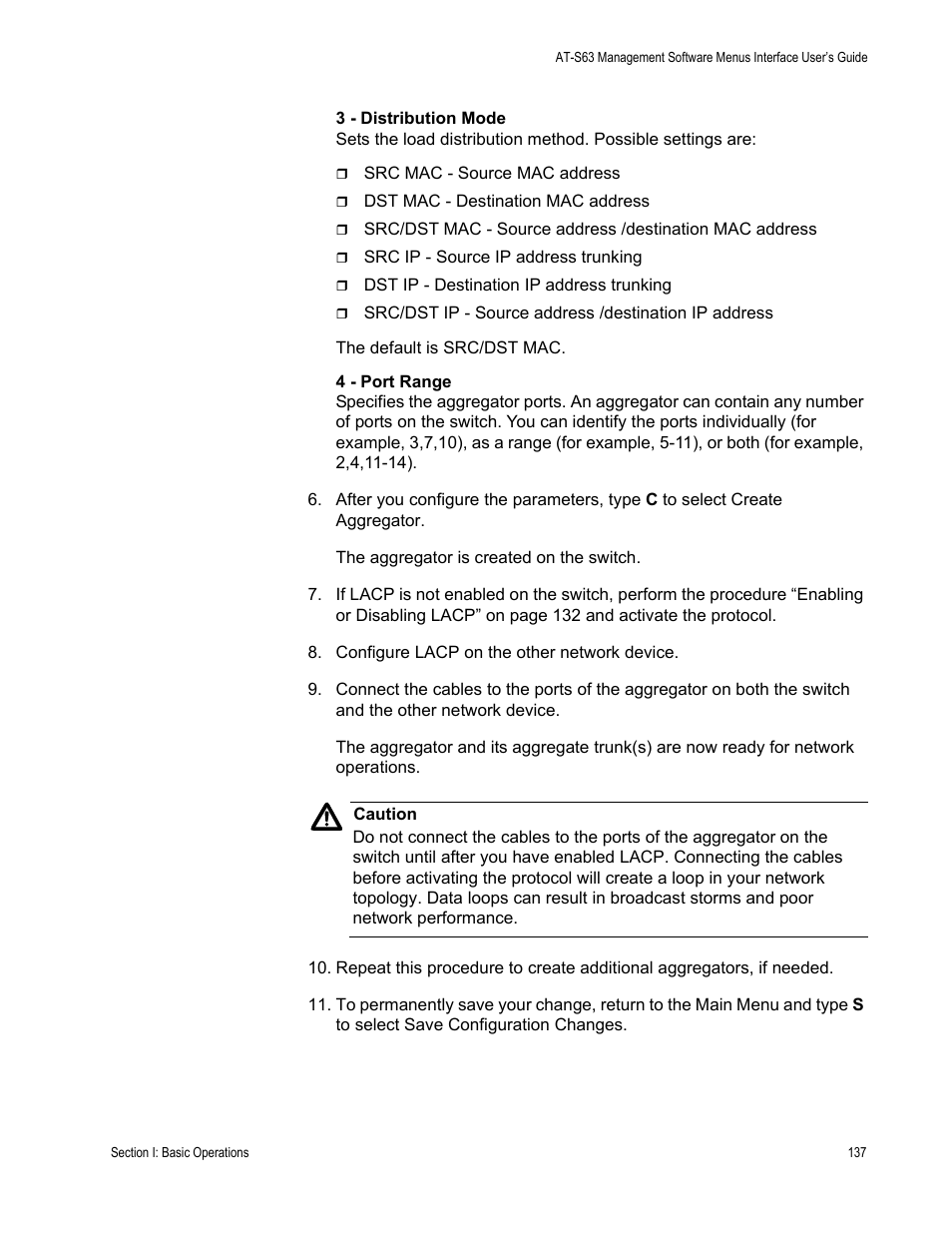 Allied Telesis AT-S63 User Manual | Page 137 / 672