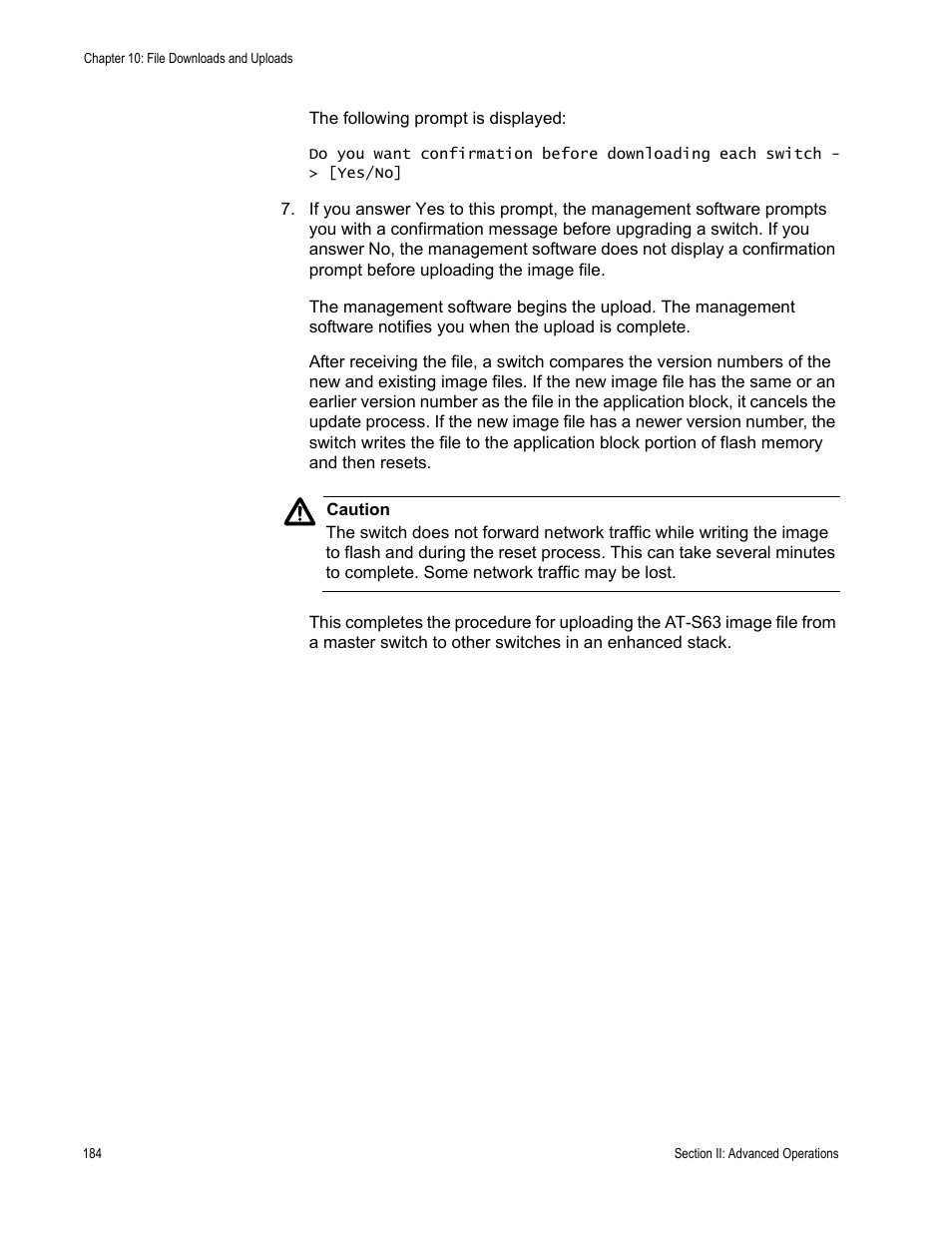 Allied Telesis AT-S63 User Manual | Page 184 / 672