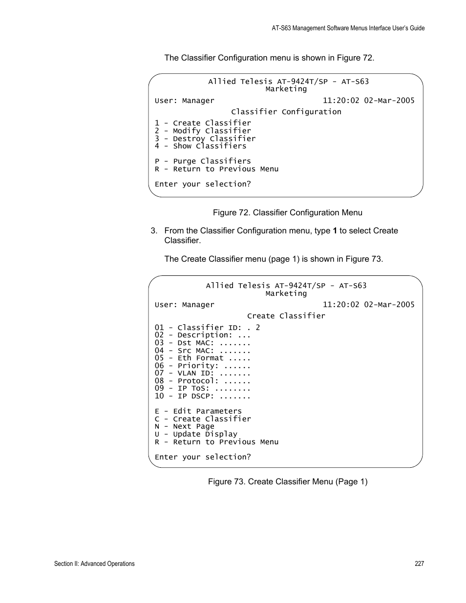 Allied Telesis AT-S63 User Manual | Page 227 / 672